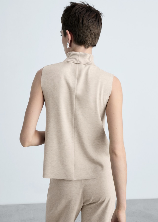 Mango Stricktop mit Rollkragen Online Shopping