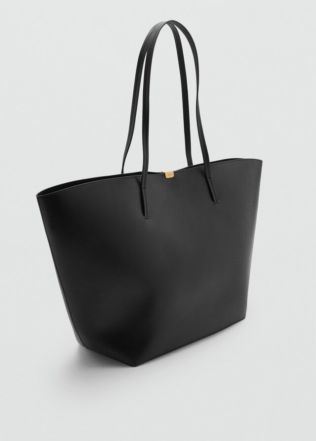 Mango Shopper-Tasche mit Metalldetails Riesige Ersparnisse
