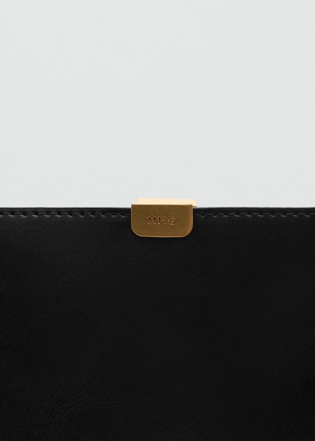 Mango Shopper-Tasche mit Metalldetails Riesige Ersparnisse