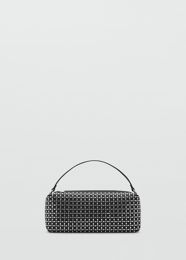 Mango Mini-Bag mit Kristallsteinverzierung VIP-Rabatte