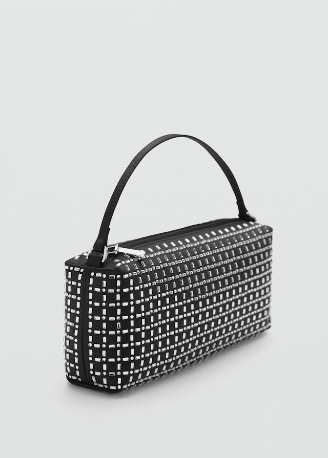 Mango Mini-Bag mit Kristallsteinverzierung VIP-Rabatte