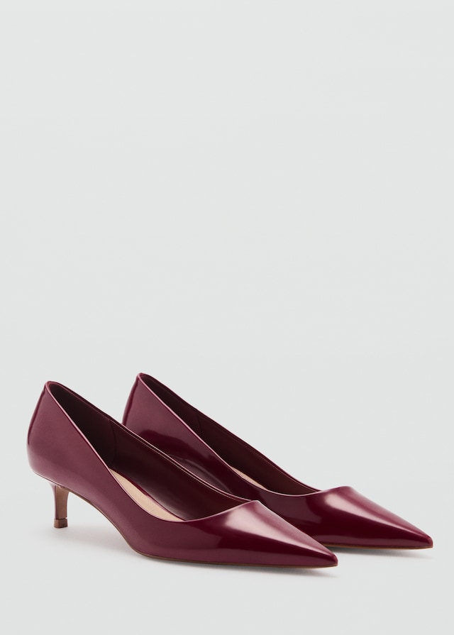 Mango Kitten-Schuh mit Lackeffekt Wochenangebot