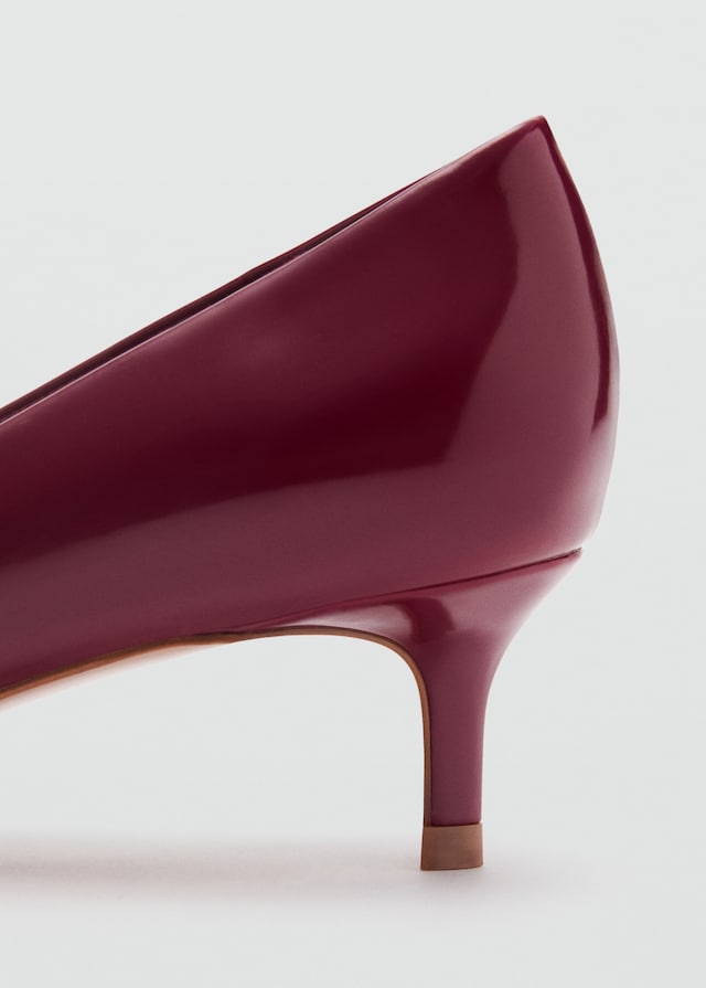 Mango Kitten-Schuh mit Lackeffekt Wochenangebot
