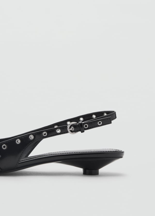 Mango Gestanzte Kitten-Heels Begrenzte Freigabe