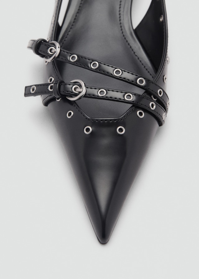 Mango Gestanzte Kitten-Heels Begrenzte Freigabe