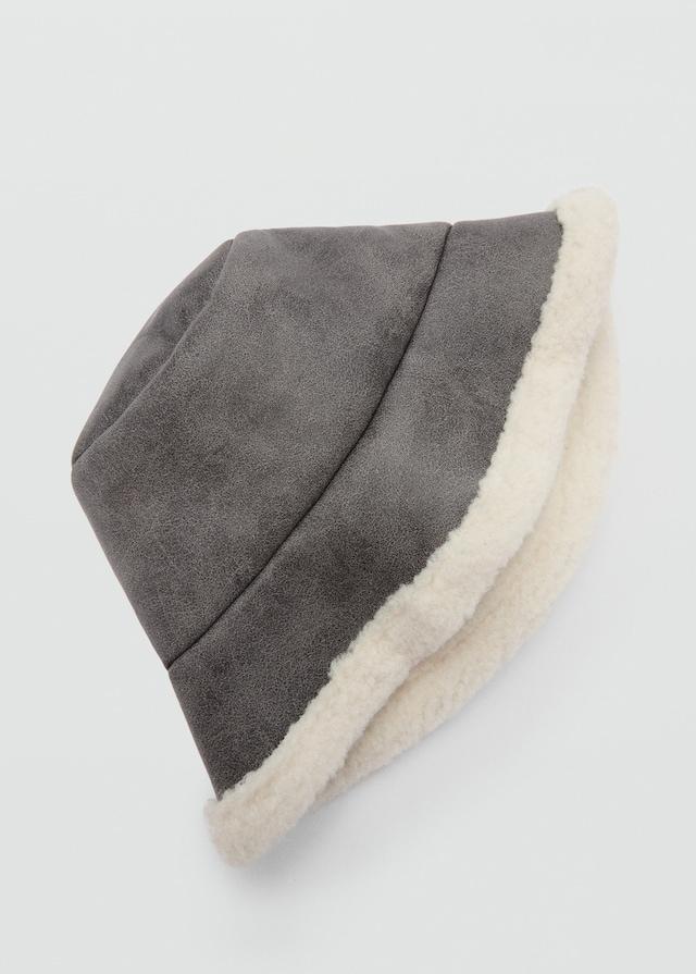 Mango Fischerhut aus Kunstshearling Clearance-Verkauf