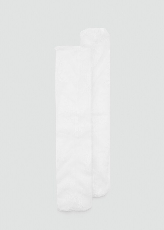 Mango Socken mit Spitzen-Design 2025