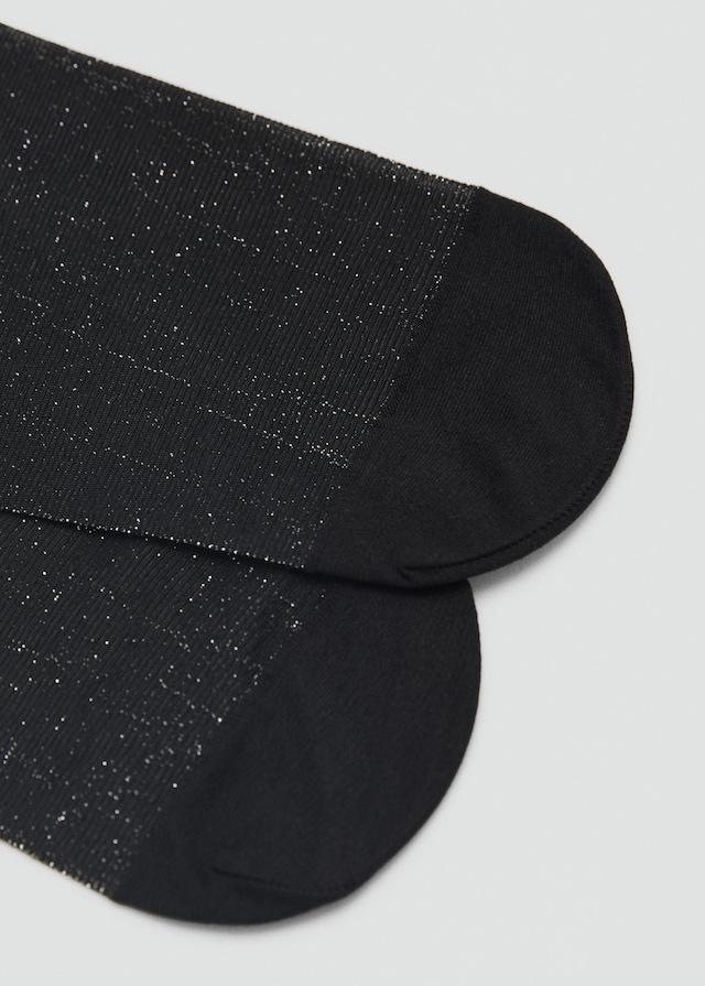 Mango Strumpfhose mit Lurex-Detail Online
