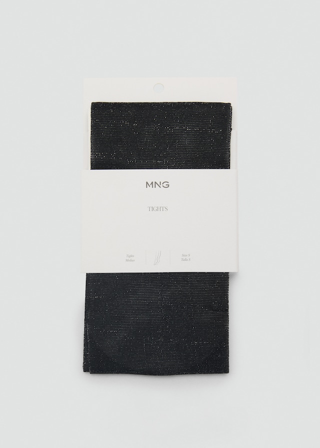 Mango Strumpfhose mit Lurex-Detail Online