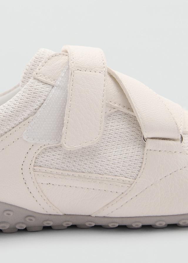 Mango Canvas-Sneakers mit Leder Angebote