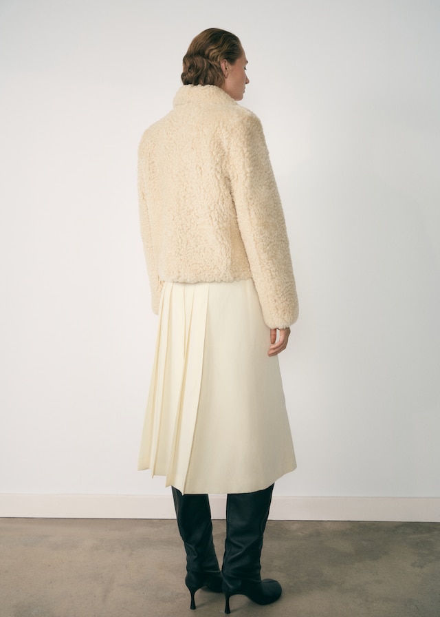 Mango Schafsfellmantel Günstiger Verkauf