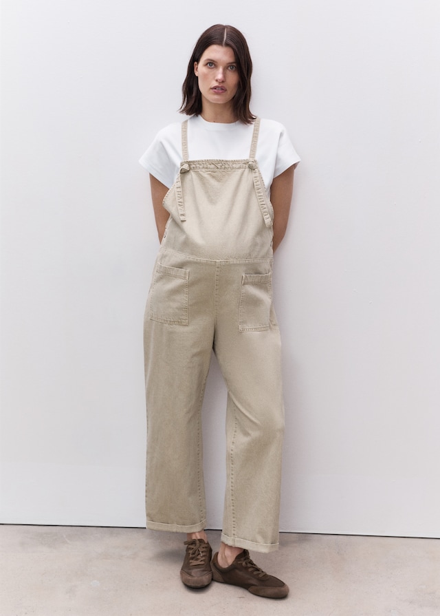 Mango Umstands-Latzhose aus Jeans Limitierter Zeitrabatt