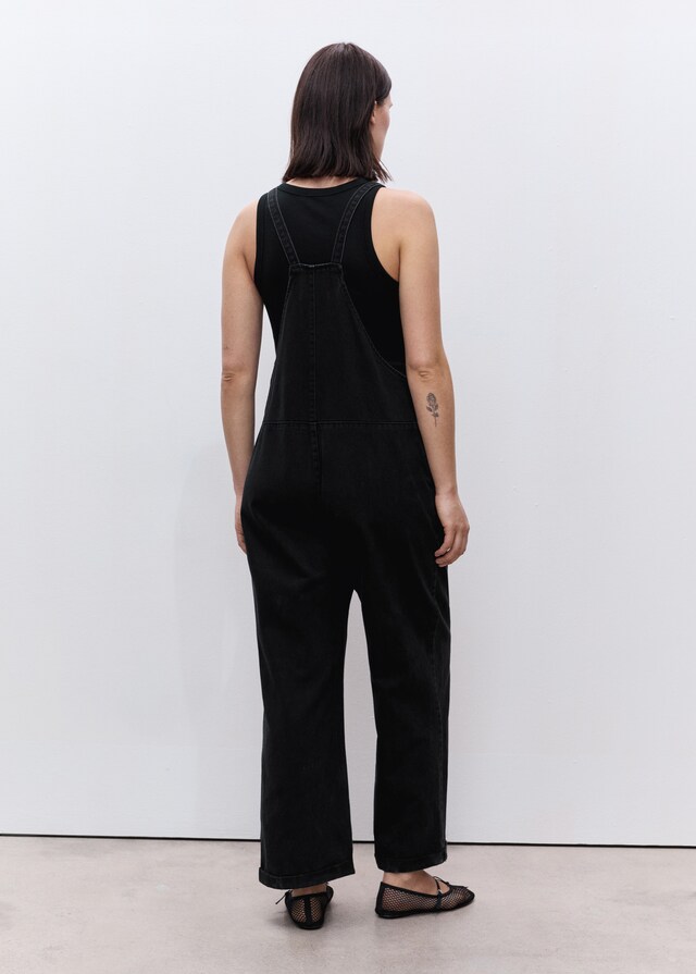 Mango Umstands-Latzhose aus Jeans Fabrik Onlineshop