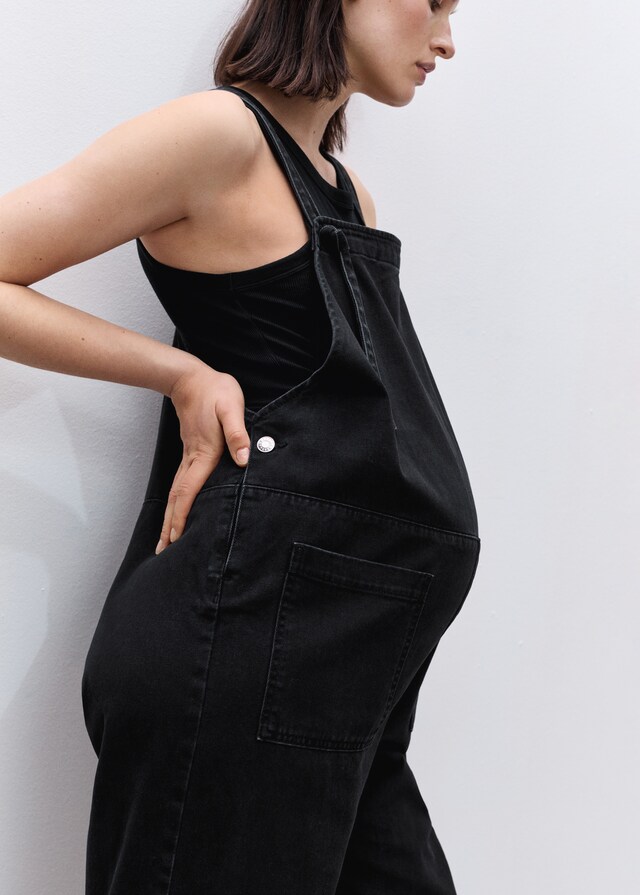Mango Umstands-Latzhose aus Jeans Fabrik Onlineshop