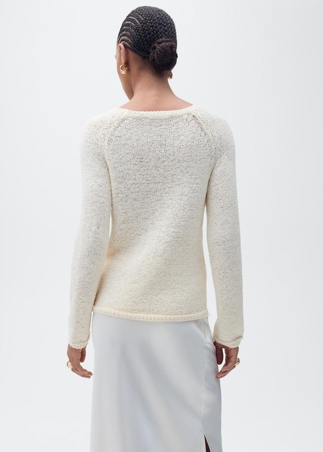 Mango Häkelpullover mit Rundhals Cyber Monday