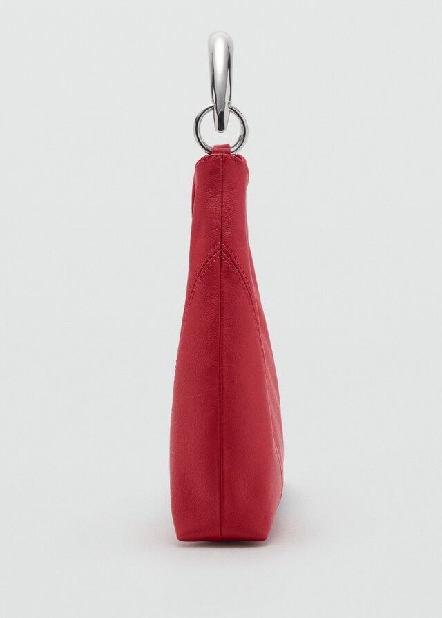 Mango Schultertasche mit Metall-Henkel Neueste Mode