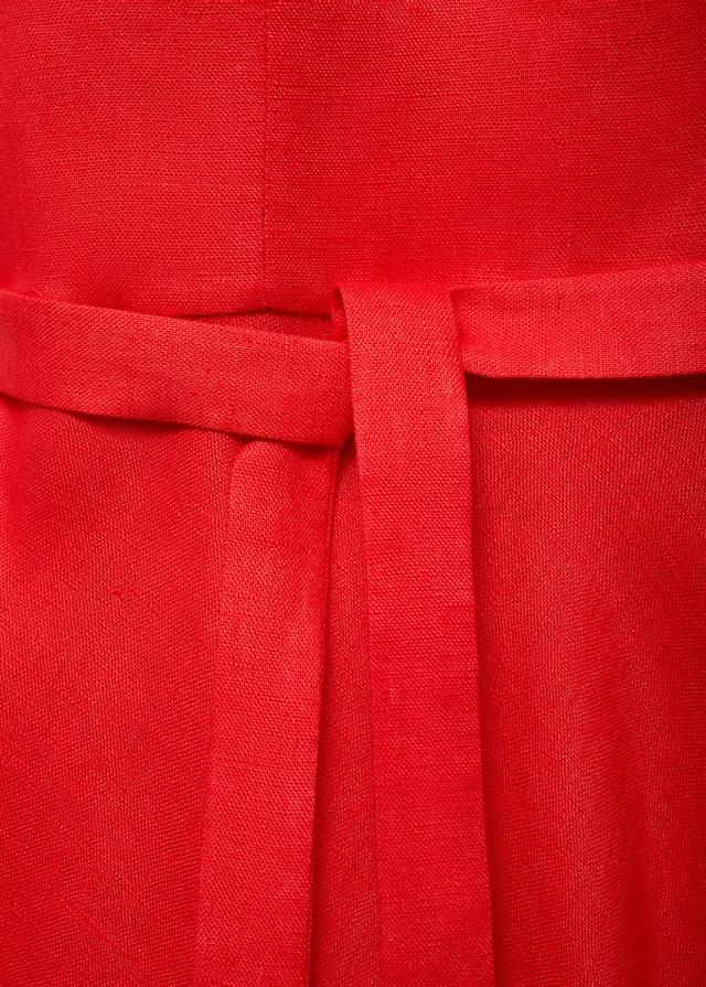 Mango Leinenkleid mit Schleife Wochenangebot