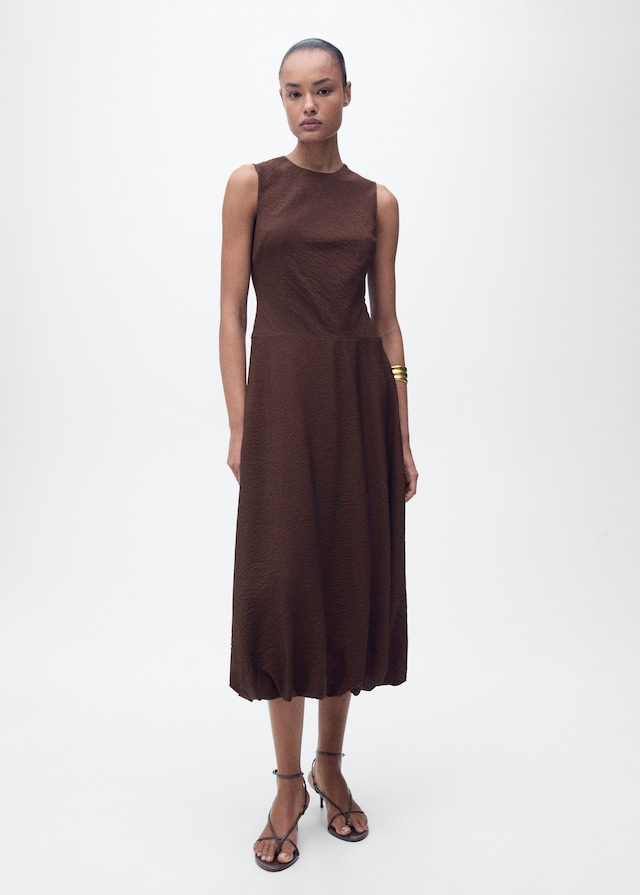 Mango Kleid terra Kostenlose Rückgabe