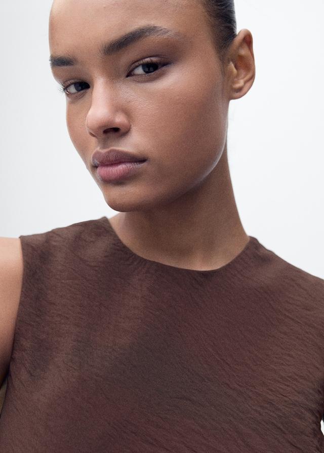 Mango Kleid terra Kostenlose Rückgabe