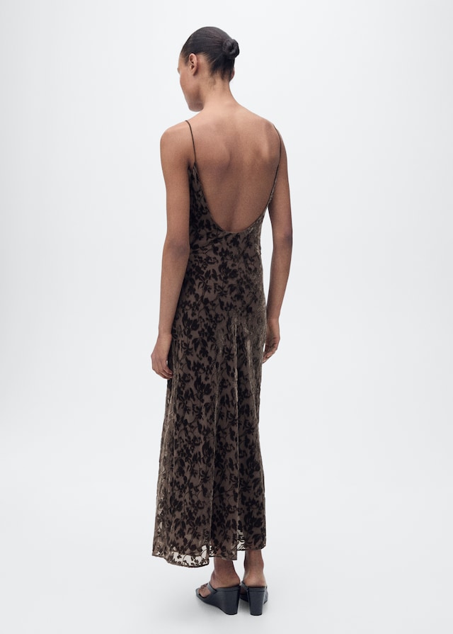 Mango Jaquard-Kleid mit Blumendessin JETZT KAUFEN