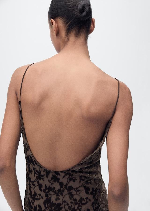 Mango Jaquard-Kleid mit Blumendessin JETZT KAUFEN