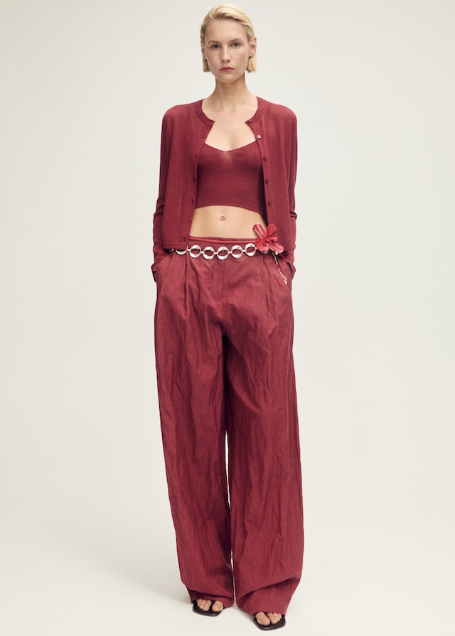 Mango Feinstrick-Top in Cropped-Länge Bis zu 60% Rabatt