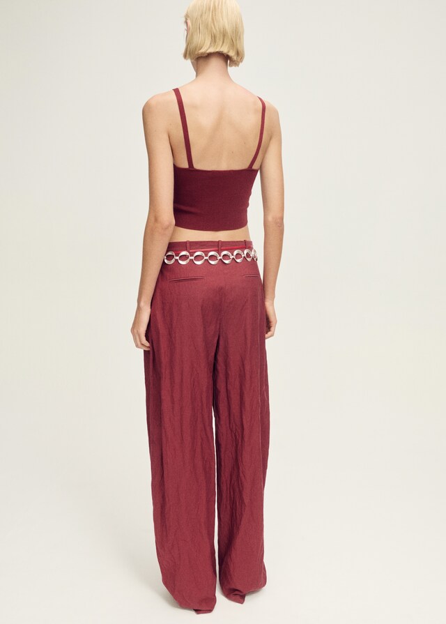 Mango Feinstrick-Top in Cropped-Länge Bis zu 60% Rabatt