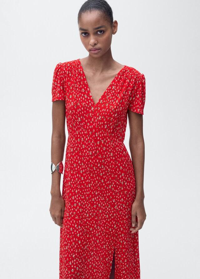 Mango Bedrucktes Midikleid