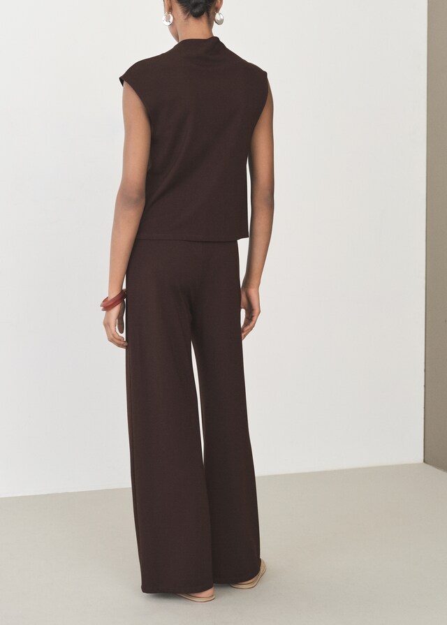 Mango Wideleg-Hose mit Stretchbund Vierteljährliche Förderung