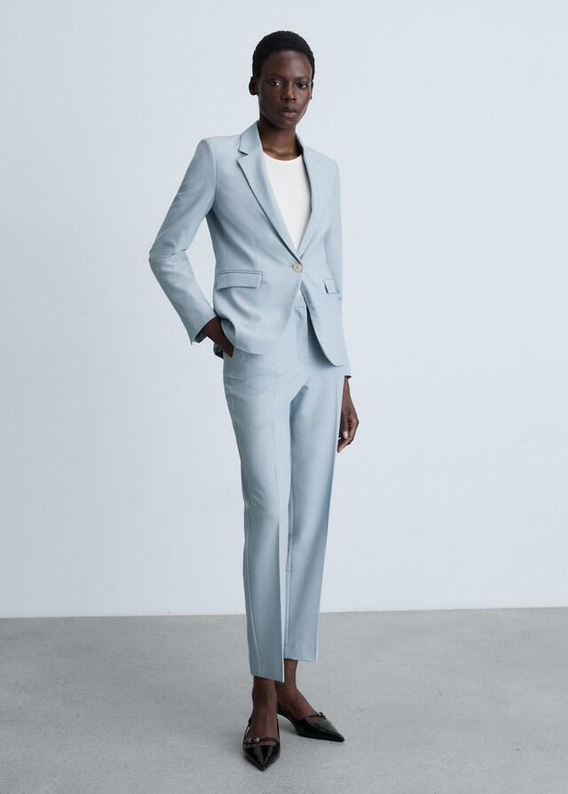 Mango Taillierter Anzugblazer Bis zu 55% Rabatt