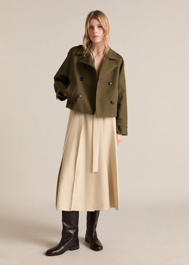 Mango Zweireihige Jacke mit Reverskragen Super Rabatt