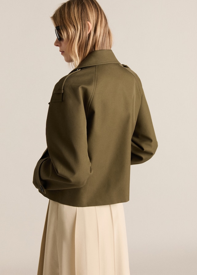 Mango Zweireihige Jacke mit Reverskragen Super Rabatt