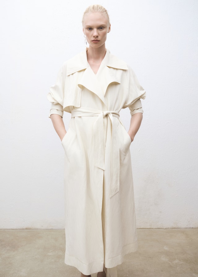 Mango Oversized-Trenchcoat mit Reverskragen Clearance-Verkauf