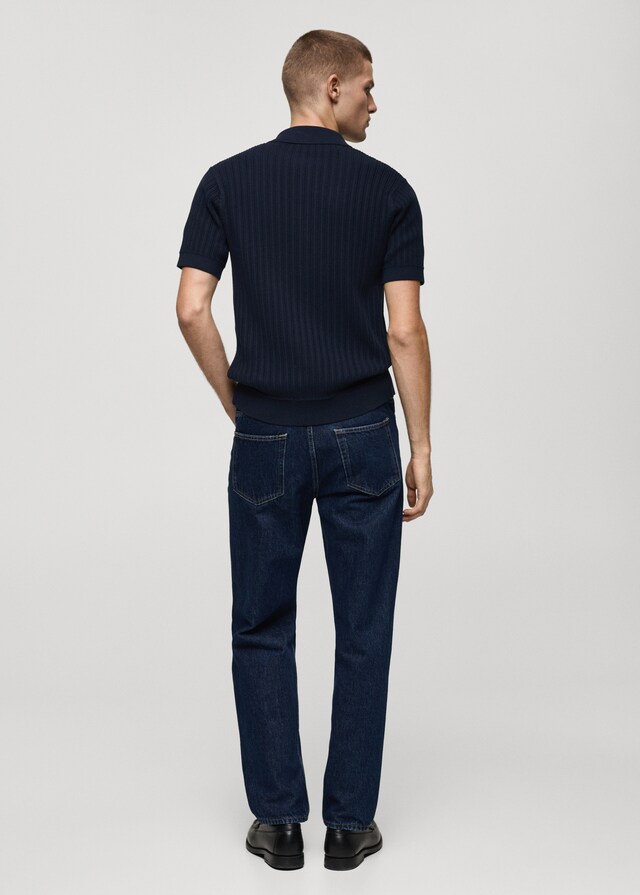 Mango Geknöpftes Poloshirt mit Baumwollstruktur 2025