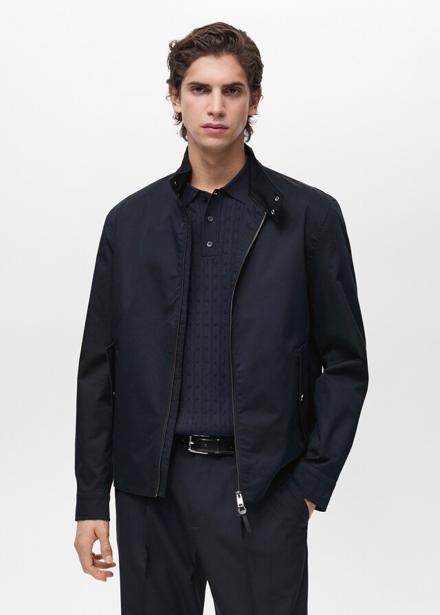 Mango Wasserabweisende Baumwolljacke