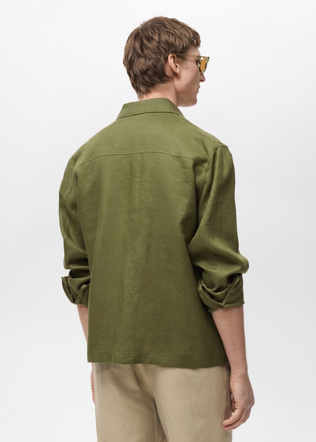 Mango Jacke aus 100 % Leinen mit Taschen Angebote