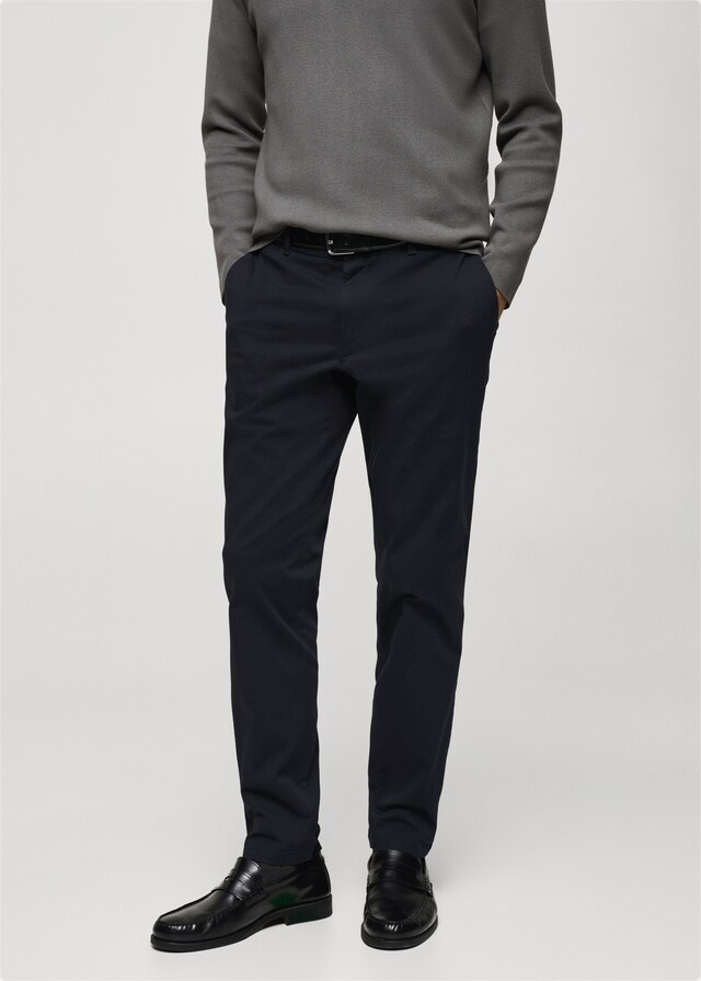 Mango Slim-Fit-Chinohose Barna aus Serge