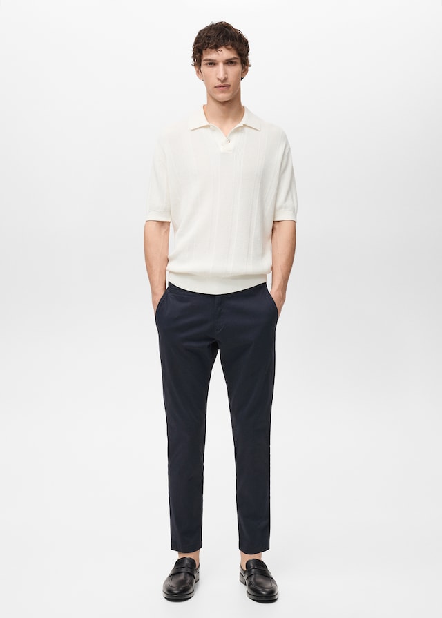 Mango Tapered-Chinohose Prato in Cropped-Länge Schlussverkauf