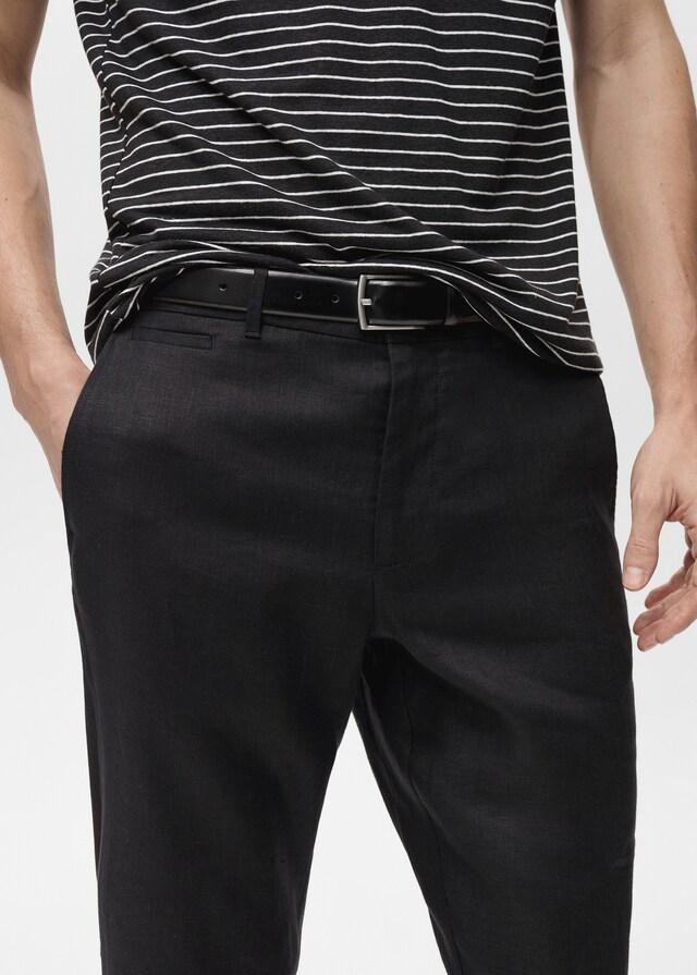 Mango Slim Fit-Hose aus 100 % Leinen Günstiger Verkauf