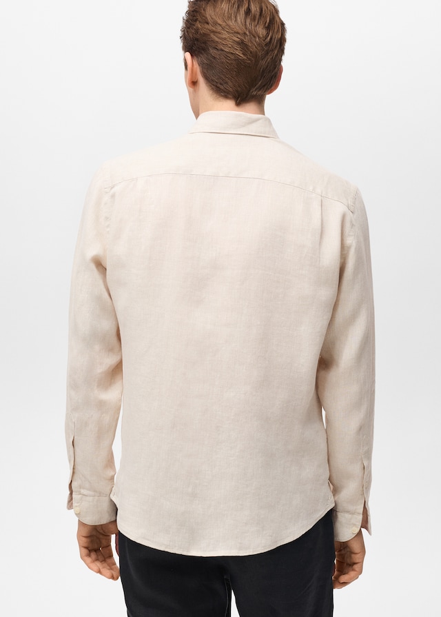 Mango Regular-Fit-Hemd aus 100 % Leinen Günstig kaufen