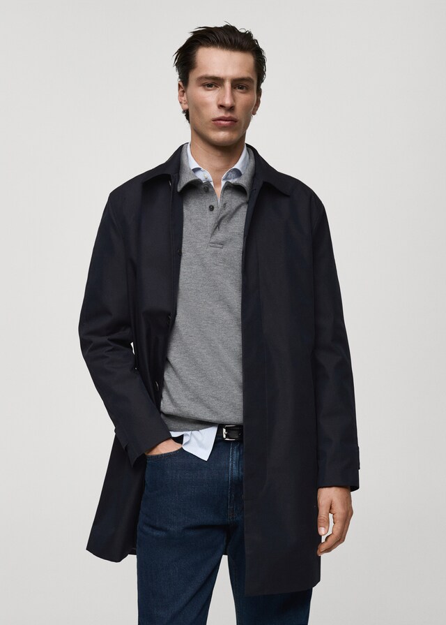 Mango Klassischer wasserabweisender Trenchcoat Osterangebot