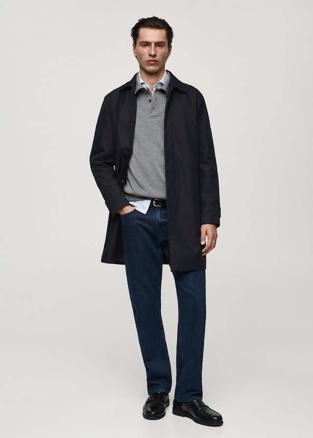 Mango Klassischer wasserabweisender Trenchcoat Osterangebot