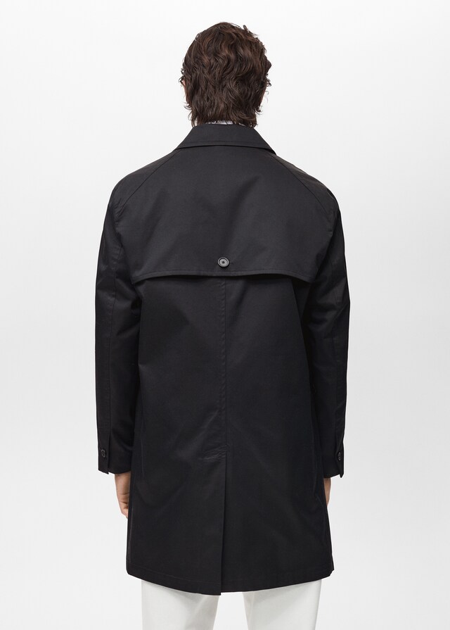 Mango Wasserabweisender Trenchcoat aus Baumwolle Muttertagsangebot