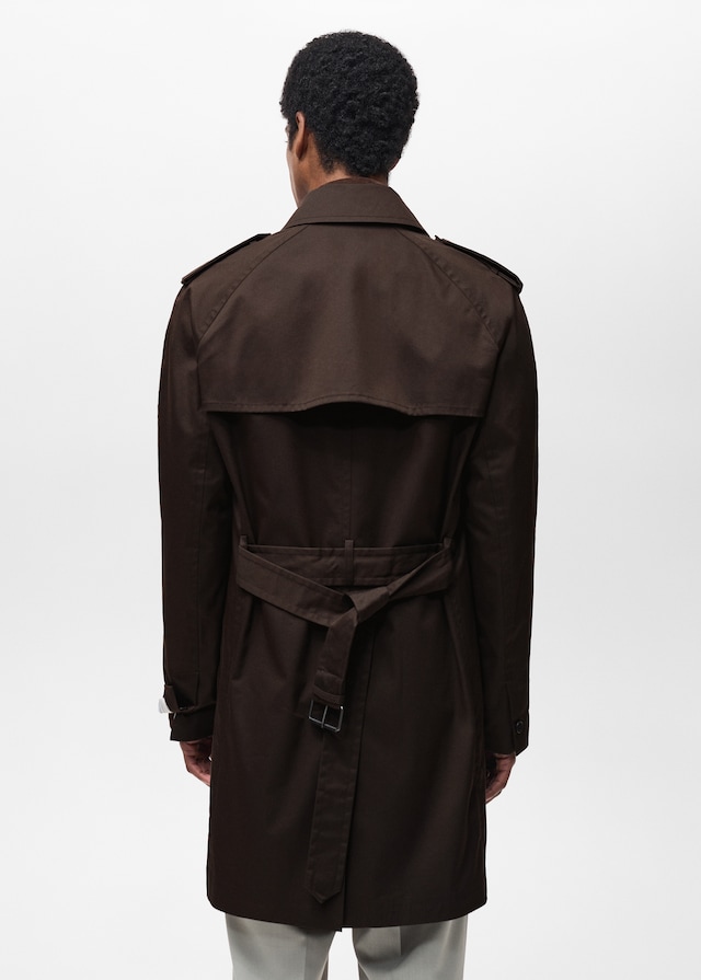 Mango Wasserabweisender Trenchcoat mit Gürtel Vatertagsangebot