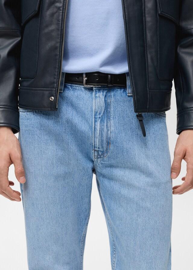 Mango Tapered-Fit-Selvedge-Jeans Online Outlet