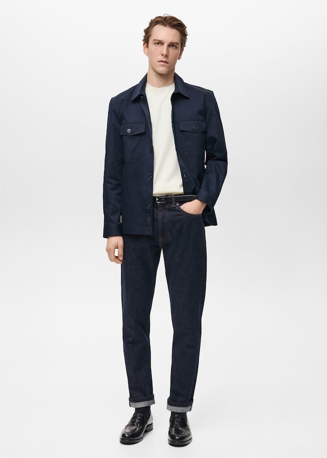 Mango Tapered-Fit-Selvedge-Jeans Zeitlich begrenztes Angebot