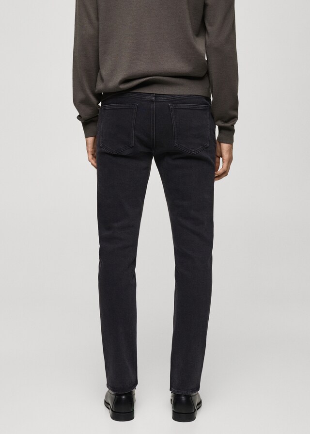 Mango Schwarze Slim Fit Jeans Jan Neuheiten