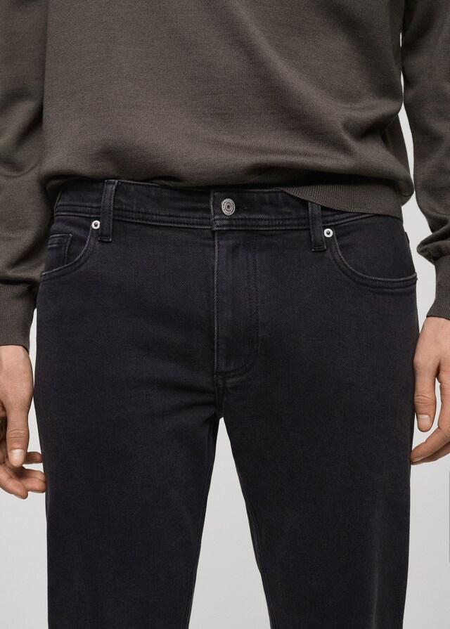 Mango Schwarze Slim Fit Jeans Jan Neuheiten