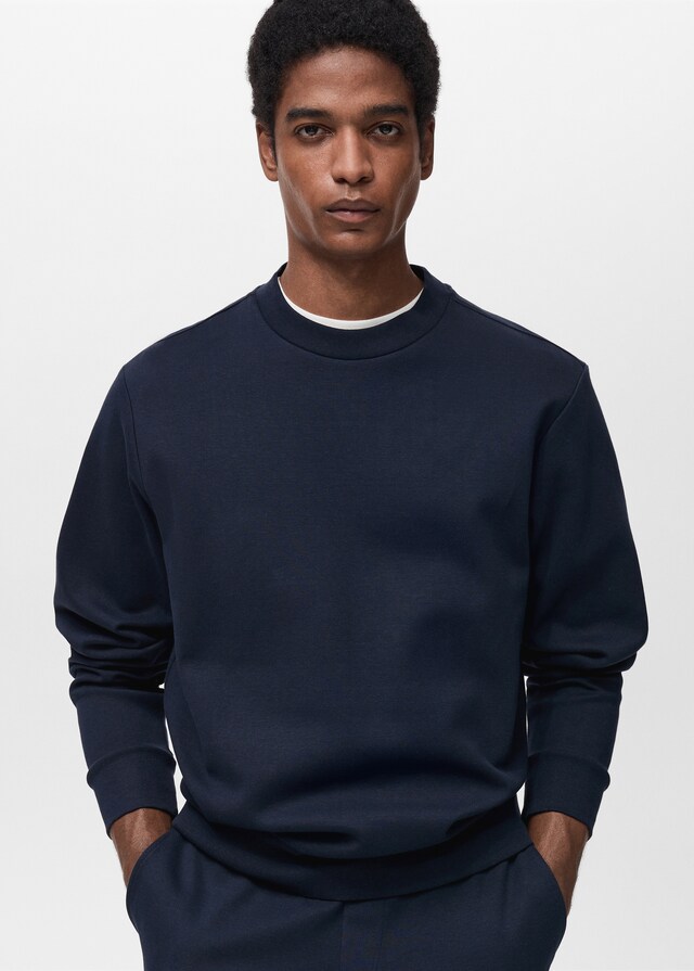 Mango Regular-Fit-Sweatshirt aus Baumwolle