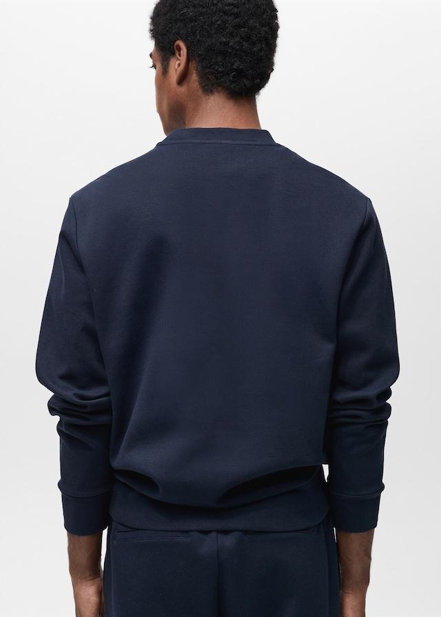 Mango Regular-Fit-Sweatshirt aus Baumwolle Räumungsverkauf